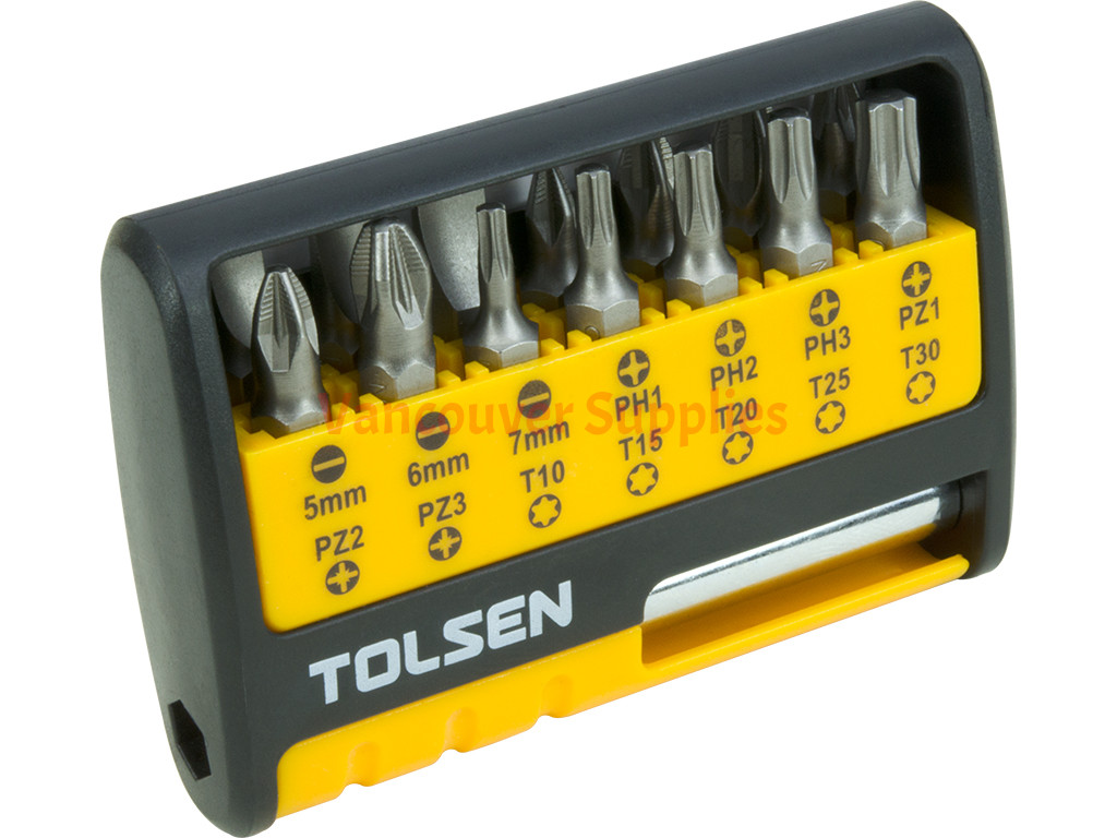 Cordless screwdriver bit shop set